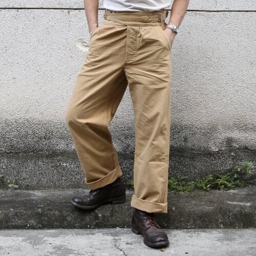 2020 Non Stock Gurkha Pants Vintage UK Army Military Trouser For Men Khaki Olive