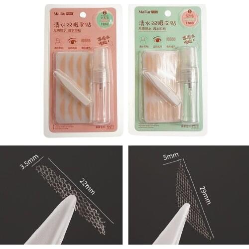 600pcs S/L eye tape Makeup Clear Beige Eyelid Stripe Decoration double eyelid stickers Fold Self Adhesive Eyelid Tape Stickers