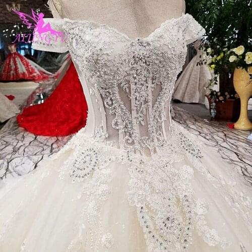 AIJINGYU Real Sample Wedding Dresses Ivory Guangzhou Princess Affordable Shops Wed To Be Gowns China Factory Wedding Dress