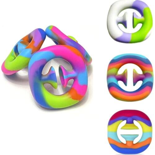Anti Stress Fidget Toy Finger Hand Grip Simple Dimple Stress Reliever Adult Child Brinquedos Toys Decompression Dropshipping