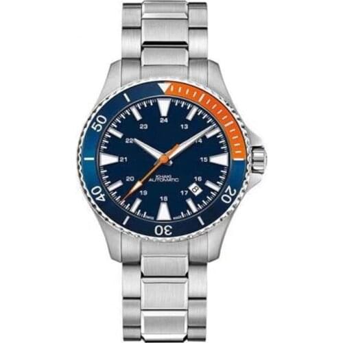 2021 new men quartz wristwatches calendar edging belt Milan belt fashion watch men round diameter 37mm stainless steel watch