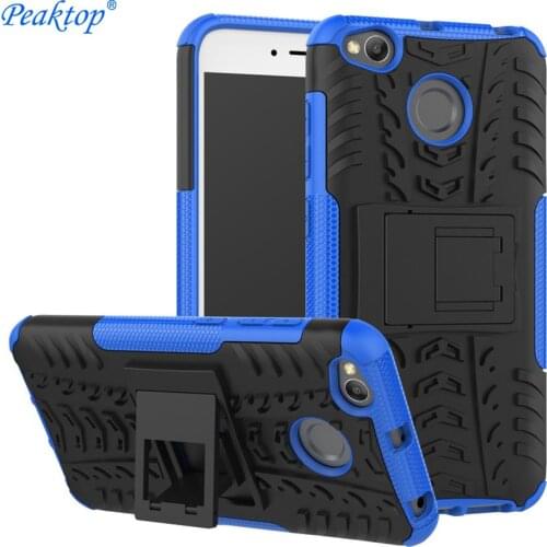 5.0 Inch Case xiaomi redmi 4x Cover ShockProof TPU +PC Phone Stand Case For xiaomi redmi 4X 4 X pro armor Phone Protection Skin