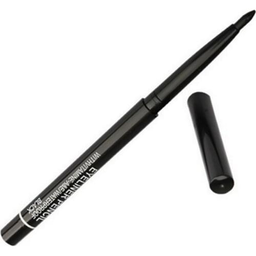 Black Automatic Rotating Eyeliner Waterproof Sweatproof Not Blooming Long-lasting Liquid Eye Liner Pen Beauty Makeup Tool TSLM1