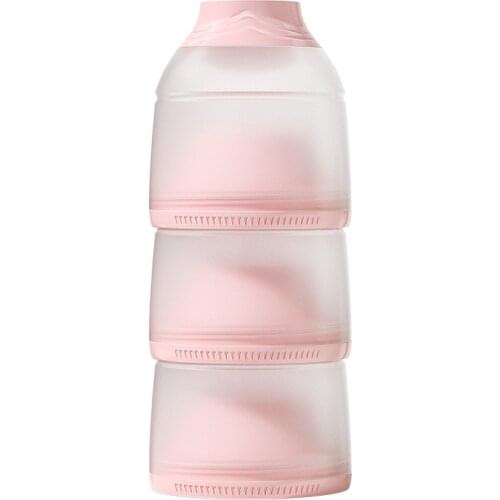 Baby Formula Milk Powder Container Infants Portable 3 Layer Detachable Milk Powder Dispenser Food Storage Feeding Box
