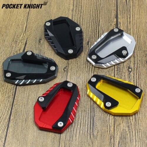 For Ducati Monster 696/795/797/821/1200/1200S Motorcycle Side Stand Pad Extension Foot Plate Base