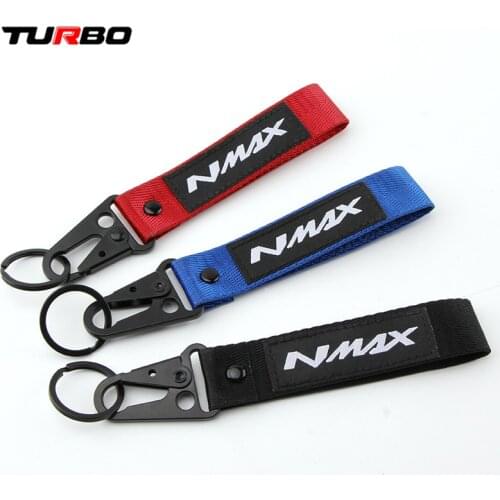 For YAMAHA NMAX N-MAX 155 125 NMAX155 NMAX125 2015-2020 2019 2018 2017 2016 Motorcycle accessories embroidery keychain keyRing