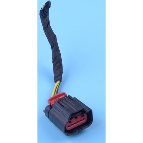 DWCX Black Plastic Air Mass Flow Sensor Electrical Wiring Connector Wire Plug Fit For Peugeot Boxer Citroen Relay Fiat Ducato