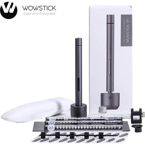 Wowstick 1F+ 64 In 1 Lithium Precision Screwdriver With Led Light Electric Screwdriver Rechargeable Repair Tool Kits