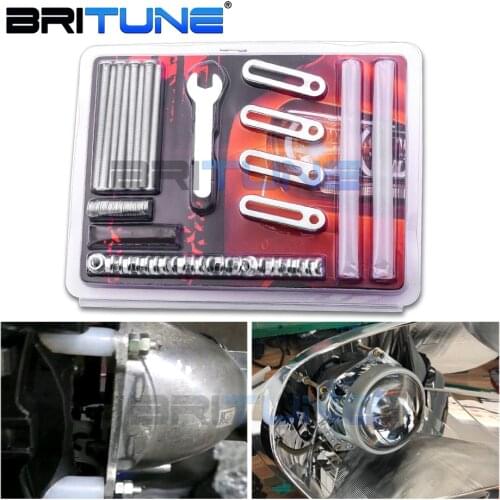 Headlight Retrofit Tool For Hella 3R G5/Koito Q5 Bi-xenon Projector Lens Screw Nut Suit Kits DIY Car Lights Accessories Tuning