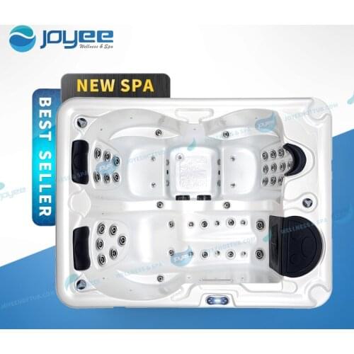 JOYEE Chinese Best Jet Whirlpoo Bathtub Small Place Jauczzi Garden out Door SPA Tub for 2 3 Persons