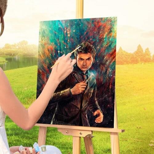 Portrait Painting By Numbers Set Acrylic Paints 40*50 Boards By Numbers Loft Wall Picture For Kids Handicraft