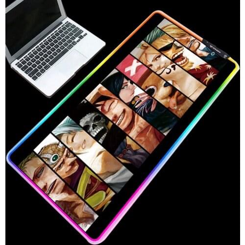Mairuige RGB mouse pad multi-size cool keyboard pad suitable for keyboard pad LED colorful light