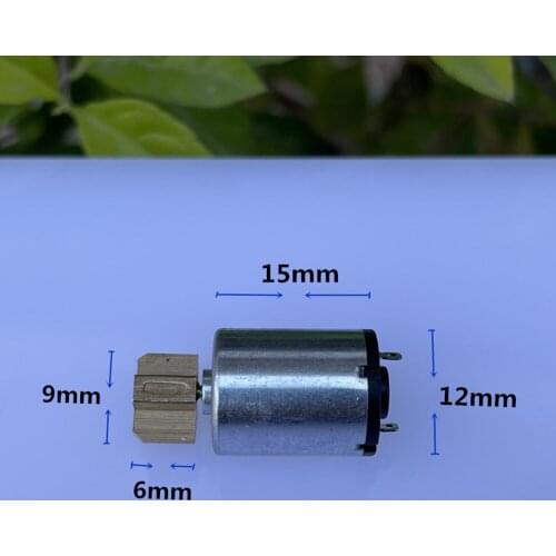 Mini 1215 Vibration Motor DC 1.5V-3V Strong Vibration Small 12*15mm Cylindrical Vibrator Motor Beauty Instrument Massager