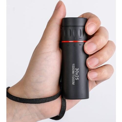 New 30X25 Mini Pocket Monocular Telescope for Smartphone Powerful Military Zoom Micro Scope Binoculars Travel Hunting Optical