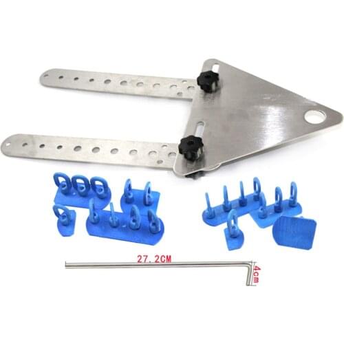 Car Dent R-epair Tools Kit L-shape Rod C-hain Gaskets Puller Tool Large Area Restoration Free Sheet Metal dent repair tool