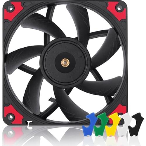 Noctua NF-A12x15 PWM chromax.black.swap 12cm ultra-thin computer case CPU cooler fan black silent swap Cooling fan