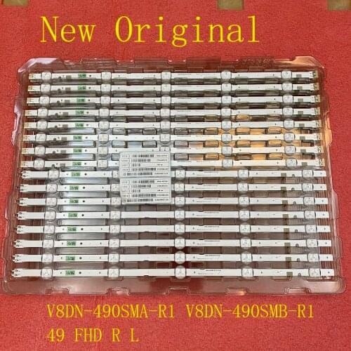 5set=40pcs Original LED strip for Samsung UN50J5200 UN49J5290AG UN49J5200AG UN49J5290 BN96-46572A 46573A V8DN-490SMA 490SMB-R1