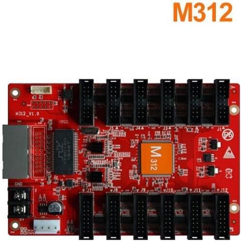 Full color receiving card M312 led controller compare huidu hd-r512 for p3 p5 outdoor led display screen