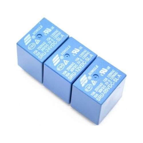 Power Relays SRU-05VDC-SL-A SRU-12VDC-SL-A SRU-24VDC-SL-A 4PIN Relay