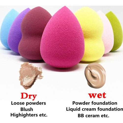 1pcs big Makeup sponge beauty sponge blender foundation powder puff suitable for powder cream or liquid application makeup tools