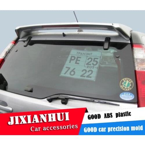 For CR-V Spoiler 2001-2005 Honda CRV Spoiler WDK ABS plastic Material Car Rear Wing Color Rear Spoiler
