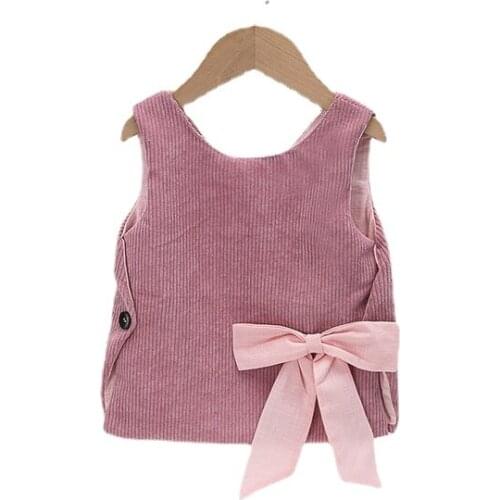 Baby Girls Sweaters Baby Girl Solid Sleeveless Pullover Vest Baby Sweaters Vest Kids Toddler Autumn Outerwear Baby Sweater Vest