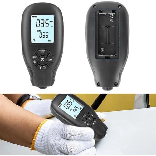 HW-300 Coating Thickness Gauge 0-2000UM Car Paint Film Thickness Tester Measuring Manual Paint Tool Coating Thickness Meter