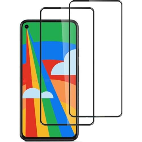 2/1 Pack Glass Protector For Google Pixel 5 4A 5G Screen Protective Film Full Coverage on For Pixel 4XL Pixel5 Pixel4A Pixel3