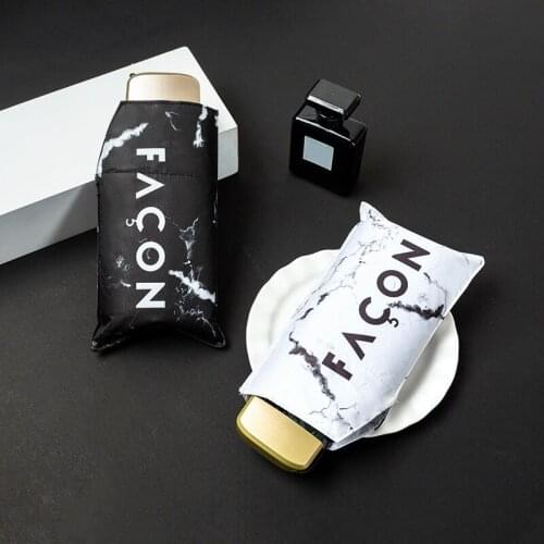 Marble Pattern Umbrella Rain Women Portable Mini Ombrello Pocket Paraguas Sunscreen UPF 50+ Summer UV Travel Girls Umbrellas