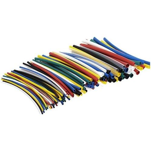 140pcs 7color Assortment 2:1 Heat Shrink Tube Tubing Sleeving Wrap Wire Cable Kit Have Real Track NO. Fast Shipping