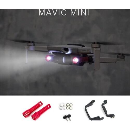 2pcs lamp night flight lighting light searchlight dji mavic mini drone Accessories