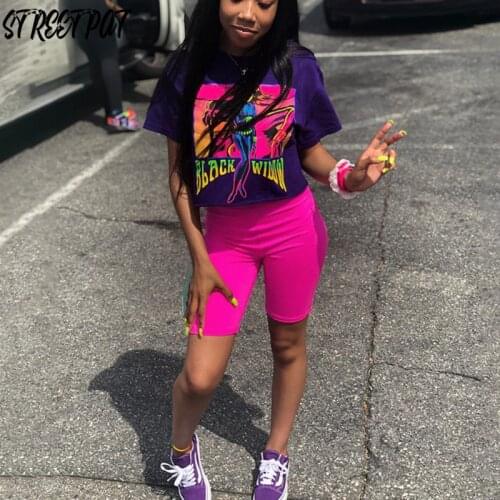 Letter Printed Sexy 2 Piece Outfits for Women Short Sleeve Causal Tshirt and Skinny Leopard Shorts Plus Size Biker Shorts Set