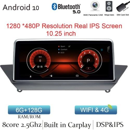 4GB IPS DSP Android 10.0 Car Radio Player For BMW X1 E84 CIC 2009-2015 Multimedia GPS Navigation Audio Screen Head Unit Stereo