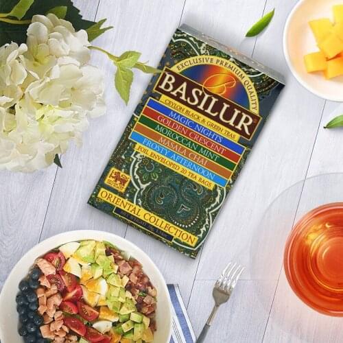 Free shipping Basilur baoxilan oriental fruit tea bag green tea bag fruit tea bag black tea bag 20 pieces