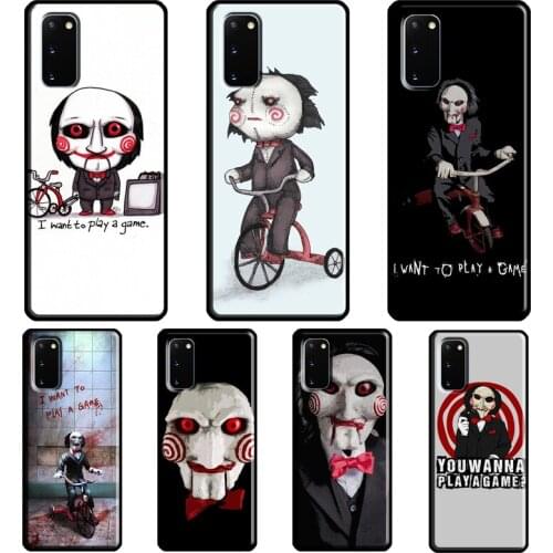 Saw Jigsaw Puppet Cover For Samsung Galaxy S20 FE S21 Ultra Note 20 Note9 Note10 S8 S9 S10 Plus Phone Case