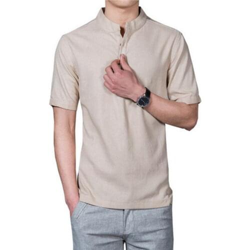 Мужские рубашки с коротким рукавом CW China At AliExpress