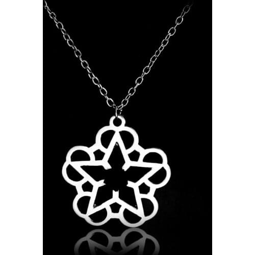 Dongsheng New Fashion Rock Band Black Veil Brides Rock Music BVB Logo Pendant Necklace For Women and Men Jewelry