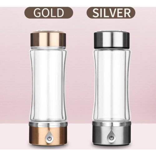 420ml SPE/PEM Rich Hydrogen Water Generator Dual Use Water Ionizer Alkaline Hydrogen Maker Antioxidant Anti-aging Water Bottle
