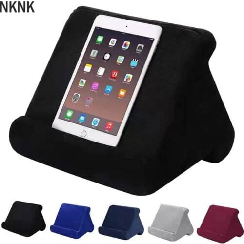 Multi-Angle Soft Pillow Lazy Lap Stand pillow For Tablets,e-Readers,Smartphones, Books,Magazines Bracket Holder