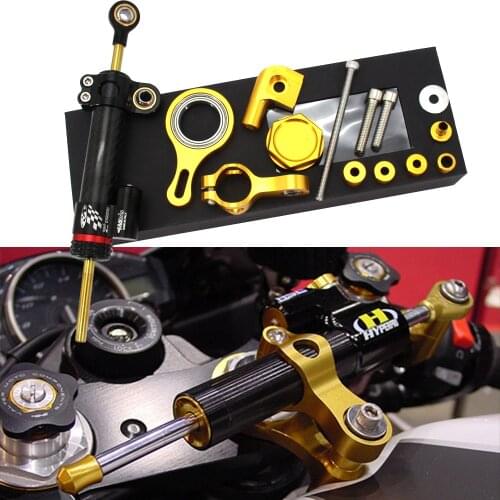 Motorcycle CNC Stabilizer Damper Complete Steering Mounting Bracket For YAMAHA R6 2006-2016 / R1 2009-2012