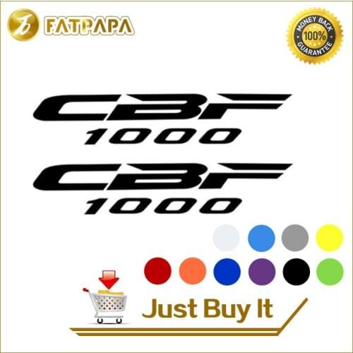 Motorcycle bike Fuel tank Wheels Fairing notebook Luggage helmet MOTO Sticker decals For Honda CBF 1000 CBF1000