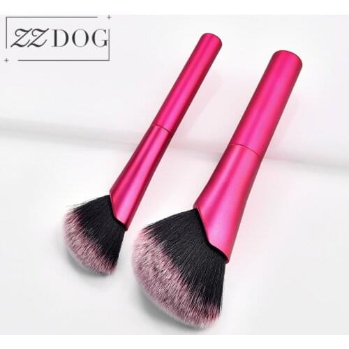 ZZDOG 2Pcs Professional Makeup Brushes Set Multifunction Powder Shadow Foundation Blusher Blending Fan-Shape Cosmetics Tools Kit
