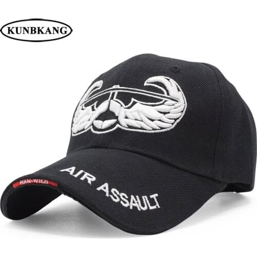 New US Air Force Baseball Cap Men Army Snapback Dad Hat Wing Embroidery Bone Male Summer Air Assault Tactical Trucker Cap Gorras