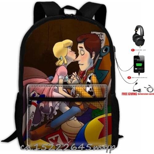 Mochila 3D Toy 4 Story Backpack Boys Girls Bookbag Men Backpack 16 Inch Travel Bag Sac A Dos Men Backpack Back To School