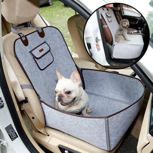 Car Styling Puppy Basket Bag Booster Seat Pad Puppy Dog Bed Hammock Protector Travel Safety Dog Seat Cover Pet Mat Dog Carrier