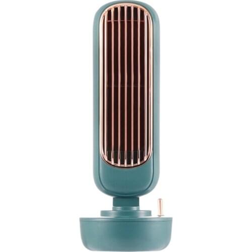 Humidification Tower Spray Fan Desktop Cooling Humidification Refrigeration Water Supply USB Air Conditioning Tower Fan