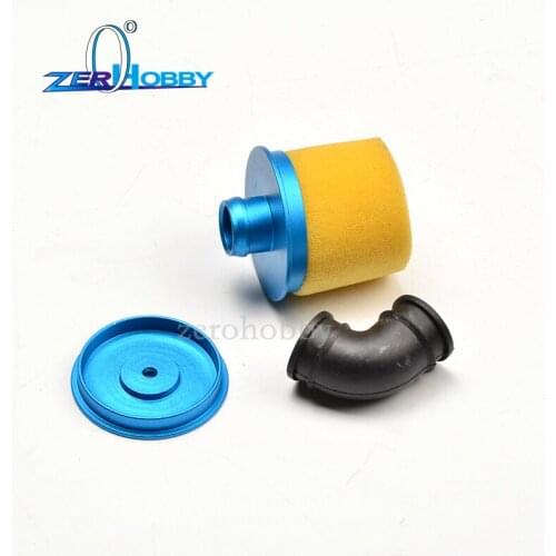 Spare Parts 1/10 Aluminum Air Filter Cover For HSP 04104 Upgrade RC 1:10 Racing Remote Control Model Car Racing Buggy Truck