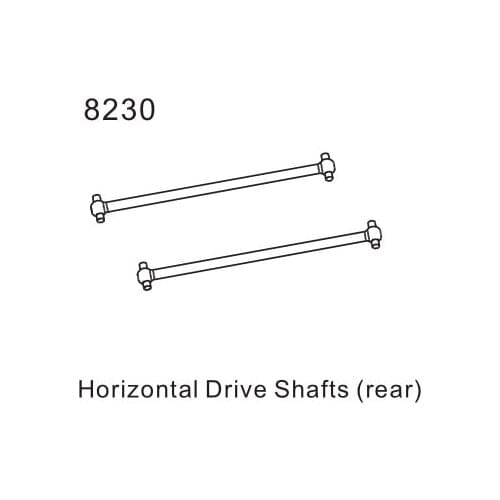 ZD racing 1/8 horizontal drive shaft group after a dog bone 8230 remote control toys car parts Original Free shipping