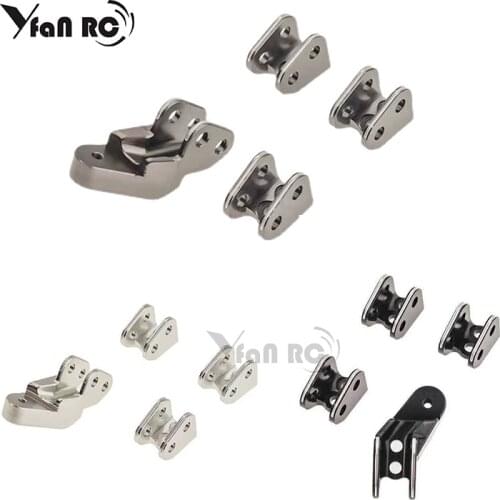 1 Set CNC aluminum assembly shaft mount suspension links support for 1/10 RC tracker car redcat gen8 upgrade parts