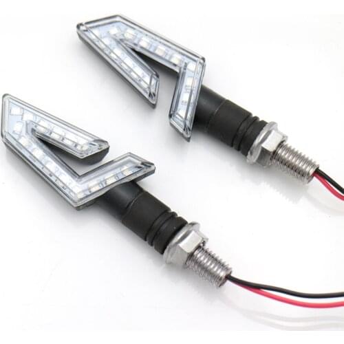 10mm LED Turn Signal Indicators Amber Light Lamp Dirt Dual Sport bike Touring Cafe Racer Chopper Touring Atv Scooter Offroad
